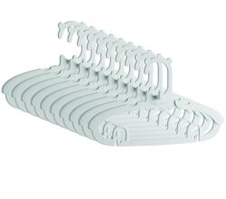 Flippy Set 10 Umerase pentru Copii, Flippy, Potrivite pentru Uscarea si Depozitarea Hainelor de Bebelusi, 28x16.7 cm, Verde (126718)