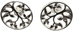 Jolie Silver Cercei Damă din Argint 925, Jolie Silver, Model Copăcel în Cerc, Design Elegant și Simbolic, Greutate 2.5 g, Argintiu (125997)