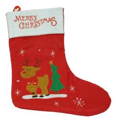 Flippy Ciorap Cadouri, Flippy, cu model ren, rosu, marimea 19x38 cm, textil, interior (104842)