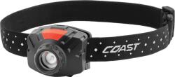 Coast Lanternă Frontală LED Reîncărcabilă COAST FL60R, 455 lumeni, CRI 90, Dual Power, protectie praf si apa (IP54), Cutie Cadou, Neagră