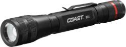 Coast Lanterna LED COAST G32 cu focus ajustabil, 465 lumeni, 2 moduri lumina, rezistenta la apa, praf si impact, 2 baterii AA incluse, negru