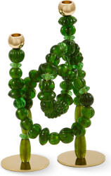 POLSPOTTEN Suport lumânare clasică Beads, verde închis (390-225-203)