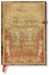 Paperblanks Notes SE Dumas` 150th Anniversary Midi gładki, Paperblanks