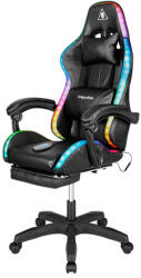 Krüger&Matz Scaun gaming gx-150 negru led masaj kruger&matz KM0790-BLED+ (5901890129244)