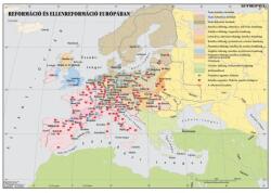  Reformáció és ellenreformáció Európában, 160*120 cm - laminált, faléces