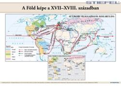  A Föld képe a XVII-XVIII. Században 140 x 100 cm - laminált, lécezett