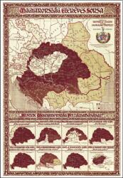  Magyarország ezeréves sorsa 64*91 cm - vízálló, szakadás álló anyag (+ választható léc)