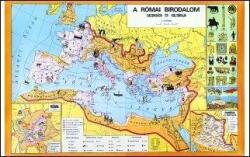  A Római Birodalom gazdasága és kultúrája, 160*120 cm - laminált, faléces