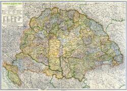  Magyarország Közigazgatási Térképe 1918 (Kogutowicz)