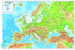  Európa domborzata 65*45 cm - térképtűvel szúrható, keretezett