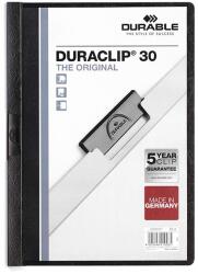 DURABLE Fermoar cu clips A4, DURABLE "DURACLIP 30", negru 220001 (220001)