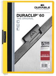 DURABLE Fermoar cu clips A4, DURABLE "DURASWING COLOR 30", galben 230404 (230404)