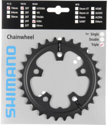 SHIMANO Lánckerék 30F Fc3503 Fekete