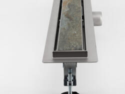 PROFIL M ROCK 700 Megfordítható Rácsos Zuhanyfolyóka 70 cm - Burkolható vagy Inox Design - PMR-700CR (PMR-700CR)