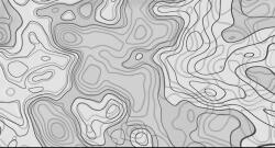 Floston Topographic white Mouse pad