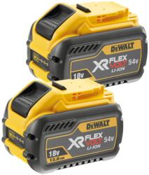 DEWALT DCB548Y2-XJ Akkumulátor szett FlexVolt XR (2x4, 0Ah/12, 0Ah/54V/18V) (DCB548Y2-XJ)