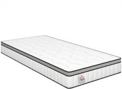 HomCom Saltea 90 x 190 cm, grosime 20cm, saltea cu arcuri ensachate 7 zone spumă cu memorie infuzată cu gel răcoritor | Aosom Romania (810-042V00WT) Saltea