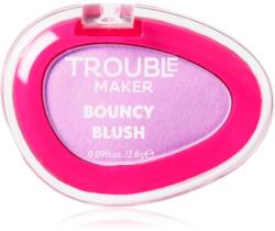Trouble Maker Bouncy Blush púderes arcpír árnyalat Jump Lilac 2.8 g