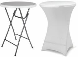 Garthen Masă pliabilă BISTRO incl. husă elastic 80 x 80 x 110 cm (GM34502_SL01)