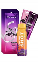 Soleo Önbarnító szett Soleo I'm So Famous 3x15ml + minták, unisex, normál, többszínű (170720241602)