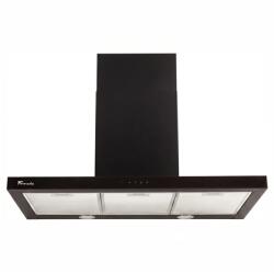 Tornado Hota Decorativa Tornado Lara 1200 90cm 1 Motor 3 Viteze Absorbtie 1200 m3/h Negru (36138) Hota