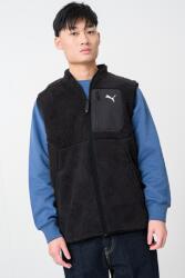 PUMA Puma, Logós polármellény mellzsebbel, Fekete, 2XL (688225-01-XXL)