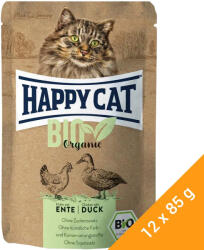 Happy Cat Bio Gabonamentes Alutasakos Macskaeledel (Csirke és Kacsa) - 12x85 g