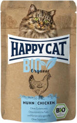 Happy Cat Bio Gabonamentes Alutasakos Macskaeledel (Csirke) - 85 g