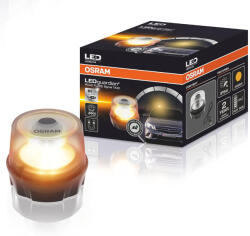 OSRAM LEDguardian Road Flare Signal TA20 NXT figyelmeztető fény újratölthető Li-ion akkumulátorral, 360°-os, IP54 védelem, mágneses professzionális figyelmeztető LED lámpa, LEDSL107 (LEDSL107)