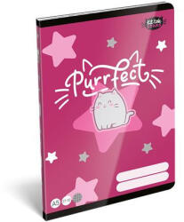 LIZZY Füzet, tűzött, A5, kockás, 32 lap, LIZZYSULI, Kit tok Stars Purrfect, 27-32 (TICLFKA5KS) (TICLFKA5KS)