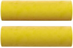 vidaXL 2 db sárga bársony díszpárna Ø15x50 cm 0.65 kg (349515VidaXL)