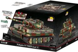 COBI Panzerkampfwagen VI TIGER versiunea târzie 2v1, 1: 12, 8000 k, EDIȚIE EXECUTIVĂ (CBCOBI-2807)