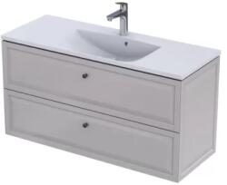 Oristo Set Dulap si Lavoar Oristo Montebianco 119.6x45.9x60.3 cm suspendat nisip (OR47-SD2S-120-10 + UME-AM-120-92D)