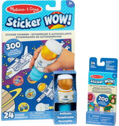 Spin Master Jucarie creativa Spinmaster Spinmaster Melissa & Doug - Stickers WOW! Astronaut sticker stamp & block (6075126)