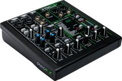 Mackie ProFX6v3 - 6 csatornás analóg keverőpult USB interfésszel, fekete