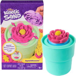 Spin Master Jucarie creativa Spinmaster Spinmaster Kinetic Sand - Squish Flower Set (227 grams of sand) (6071548)