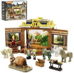 Lumibricks Jucarie creativa Lumibricks Lumibricks Medieval Troop Carriage, Construction Toy (L9063)