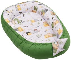 Kidizi Cosulet bebelus pentru dormit Kidizi Baby Nest Cocoon Wiskers 90x50 cm - reglabil, reversibil, din bumbac 100%, lavabil la masina (5949551921189)