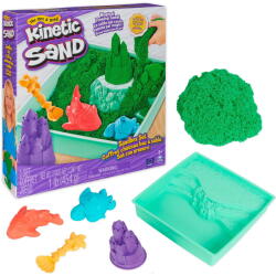 Spin Master Jucarie creativa Spinmaster Spinmaster Kinetic Sand - Sandbox Set green (454 grams of sand) (6067479)
