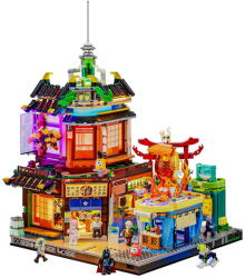 Lumibricks Jucarie creativa Lumibricks Lumibricks Cyberpunk Neoncity - Izakaya, construction toy (F9073)