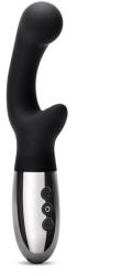 Le Wand Vibrator XO le Wand, 15 Moduri Vibratii, 6 Intensitati de Viteza, Silicon, USB, Negru, 19 cm Vibrator