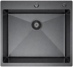 Ruvetti Masivo acél mosogató 50x50 cm grafit 5002M_PVD_GRF50_W (5002MPVDGRF50W)