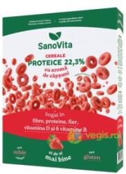 SanoVita Cereale Proteice cu Capsuni, Sanovita, 250 g