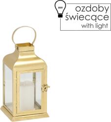 Chomik FÉNYLÁMPÁS 11 x 11 x 22 CM LED FÉM ARANY *0900 (CH-SOL0900)