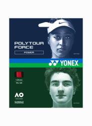 Yonex Racordaj de tenis Poly Tour Force Bright Red Set 12m 1, 20 mm