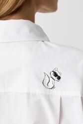 KARL LAGERFELD риза дамска от памук IKON (B3W11034)