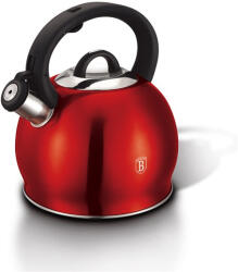 Berlinger haus BH/1074NO-2-6 Burgundy Edition rozsdamentes acél teáskanna, 3 liter (BH/1074NO-2-6)