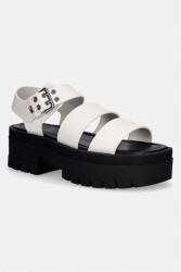 Tommy Jeans sandale pentru femei din piele TJW STRAPS LEATHER MAX SANDAL PPY2-OBD0J7_00X (EN0EN02944)