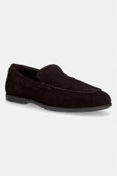 Calvin Klein mocasini pentru bărbați din piele întoarsă LOW PROF LOAFER SU PPY2-OBM07Y_98X (HM0HM02081)