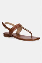 MICHAEL Michael Kors sandale cu toc plat pentru femei din piele Marcia Thong Sandal PPY2-OBD3EF_82X